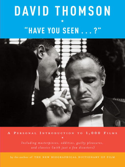 Title details for "Have You Seen . . . ?" by David Thomson - Available